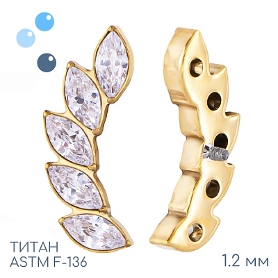 Накрутка-кластер Wing Crystal Gold 1.2